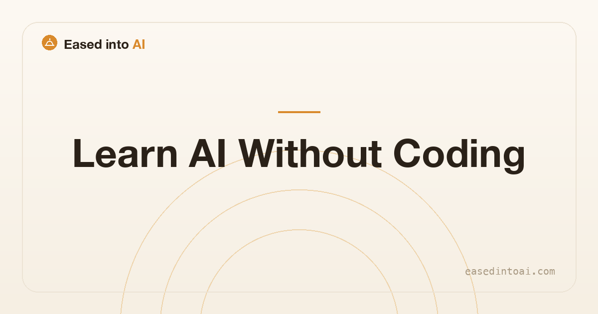 Can you learn AI without coding? Yes, here is how